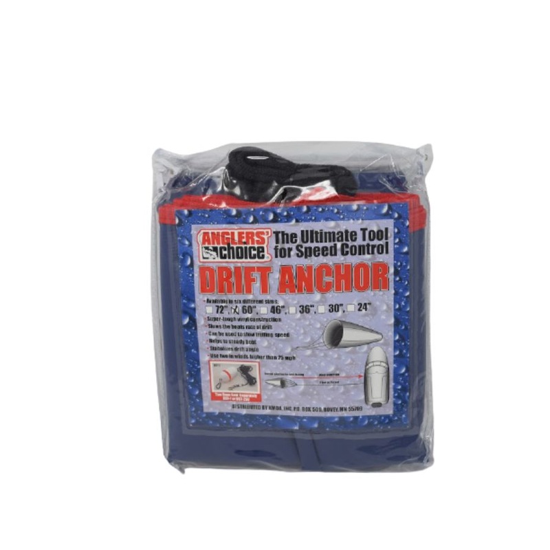 ANGLERS CHOICE DRIFT ANCHOR 28-34′ HVY-ST CORD