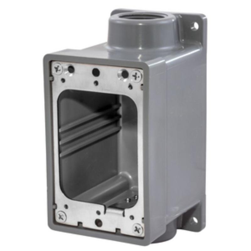 HUBBELL WEATHER PROOF BOX GRAY