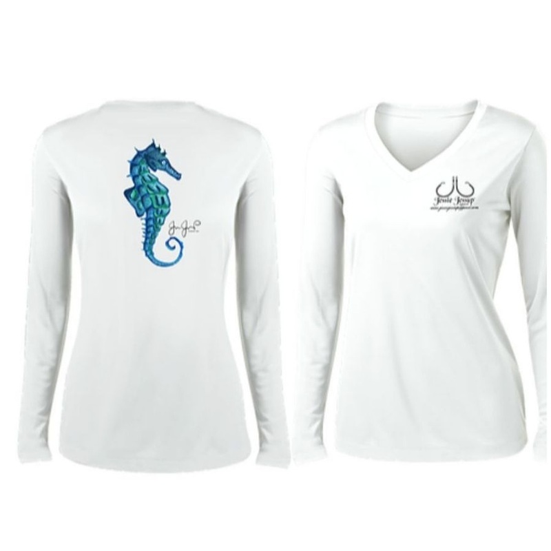 JESSIE JESSUP PERFORMANCE L/S SEAHORSE