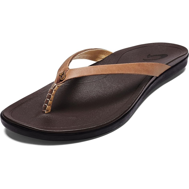 OLUKAI HO’OPIO LEATHER SANDALS