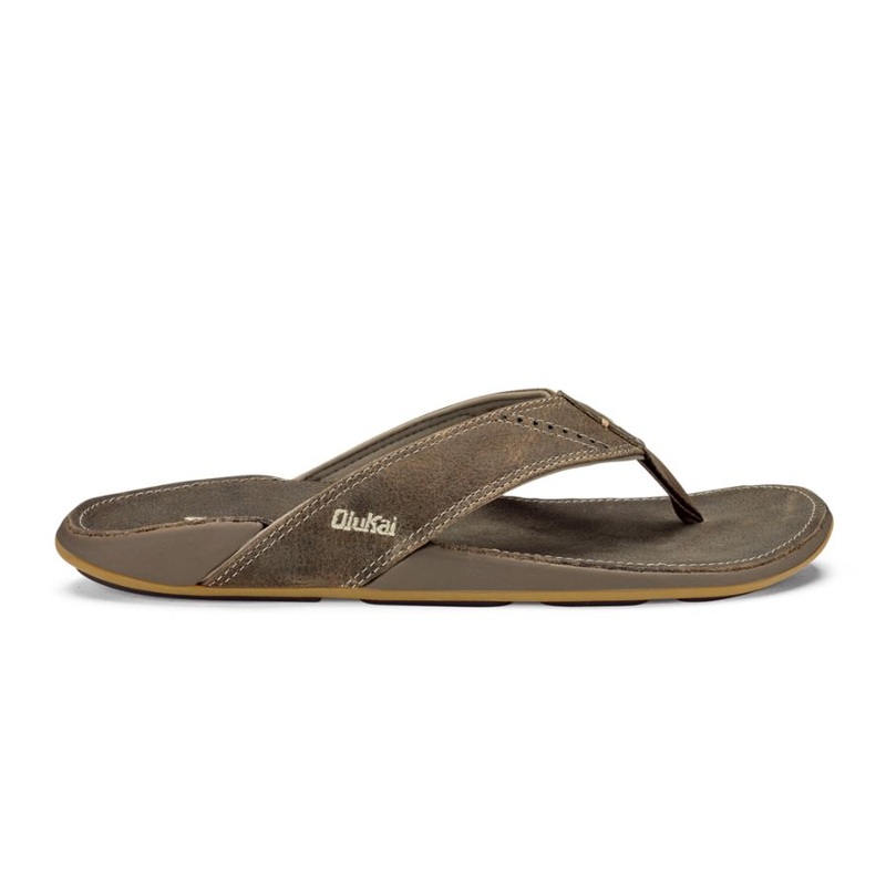OLUKAI NUI LEATHER SANDALS