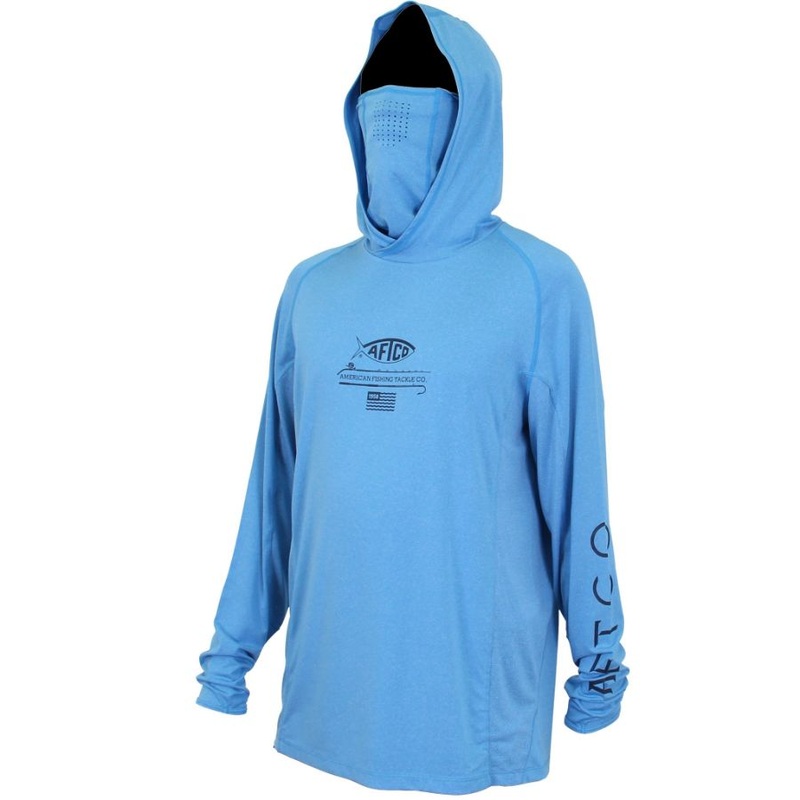 AFTCO BARRACUDA GEOCOOL HOOD L/S PERFORMANCE