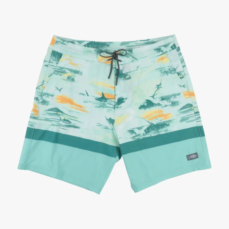 AFTCO COCOBOARDIE RECYCLED FISHING BOARDSHORTS
