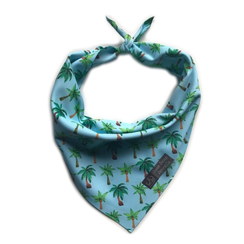 JESSIE JESSUP DOG BANDANA PALM TREE