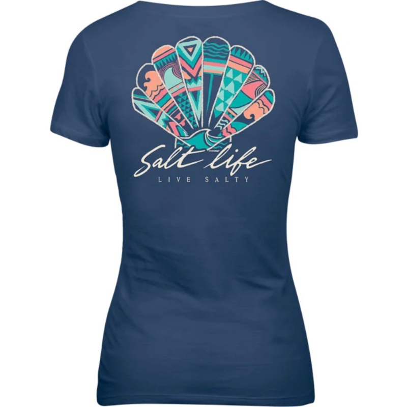 SALT LIFE TRIBAL SHELL TEE