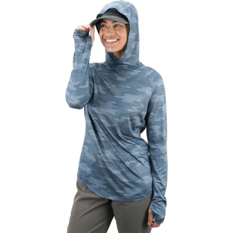 AFTCO TACTICAL CAMO HOOD L/S PERFORMANCE