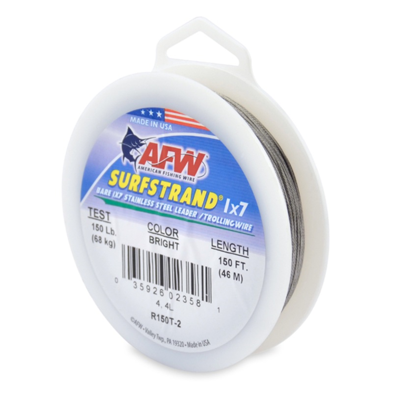 AFW SURFSTRAND DOWNRIGGER WIRE 150′ 150LB
