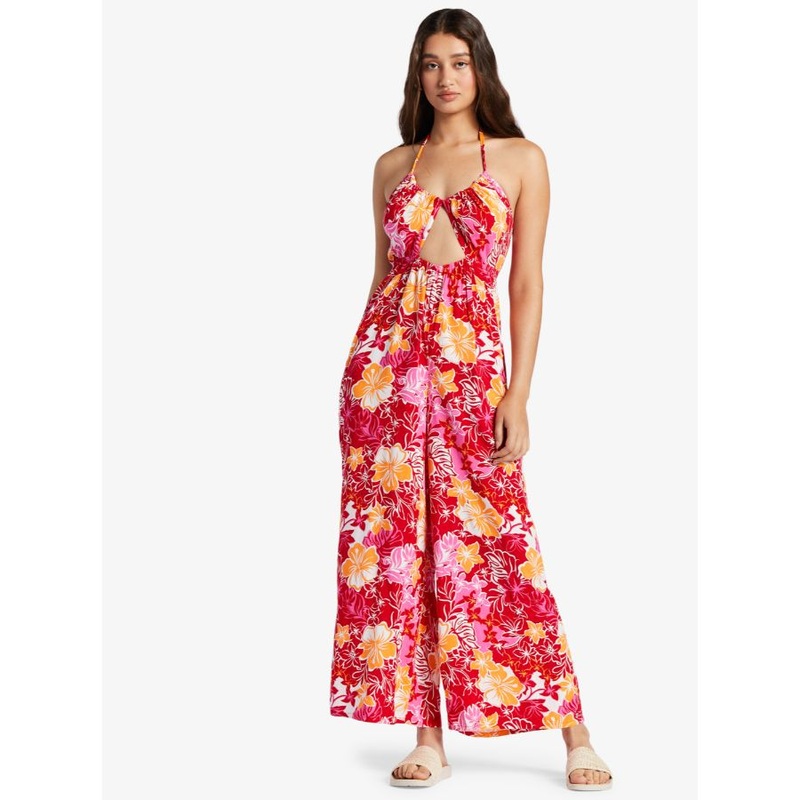 ROXY AWAY ON VACAY WIDE LEG JUMPSUIT