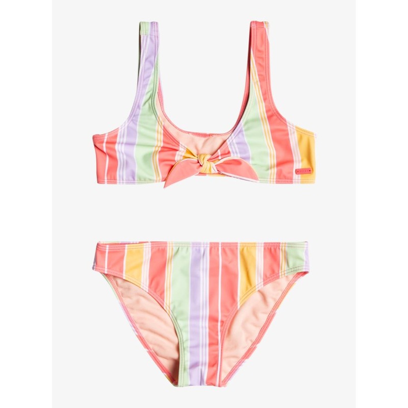 ROXY GIRLS 7-16 OCEAN TREASURE BRALETTE TWO PIECE BIKINI SET