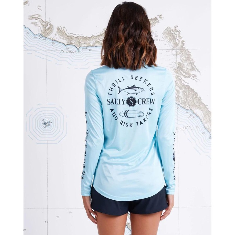 SALTY CREW FLIP FLOP SCOOP NECK L/S
