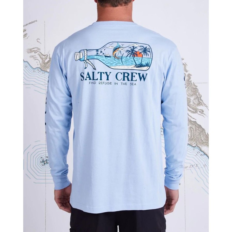 SALTY CREW MESSAGE PREMIUM L/S TEE