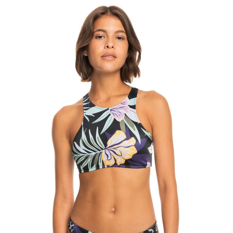 ROXY ACTIVE CROP TOP BIKINI TOP