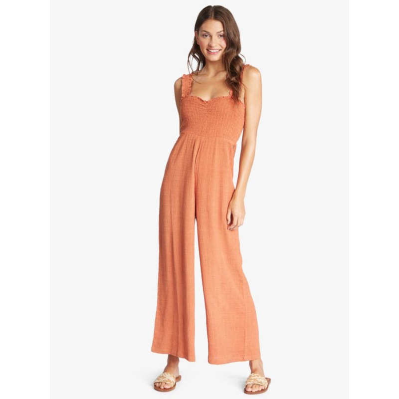 ROXY ADVENTURE BOUND WOVEN TANK JUMPSUIT