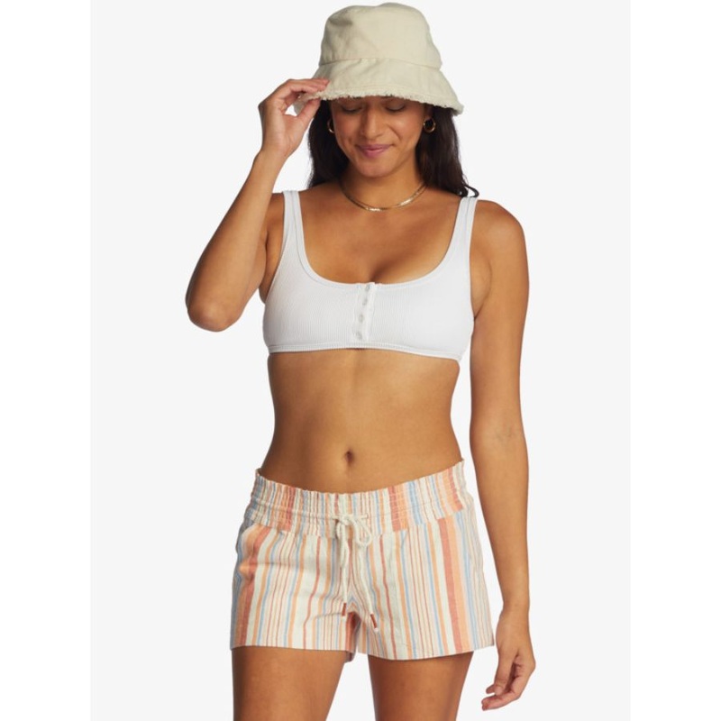 ROXY OCEANSIDE 2 STRIPED SHORTS