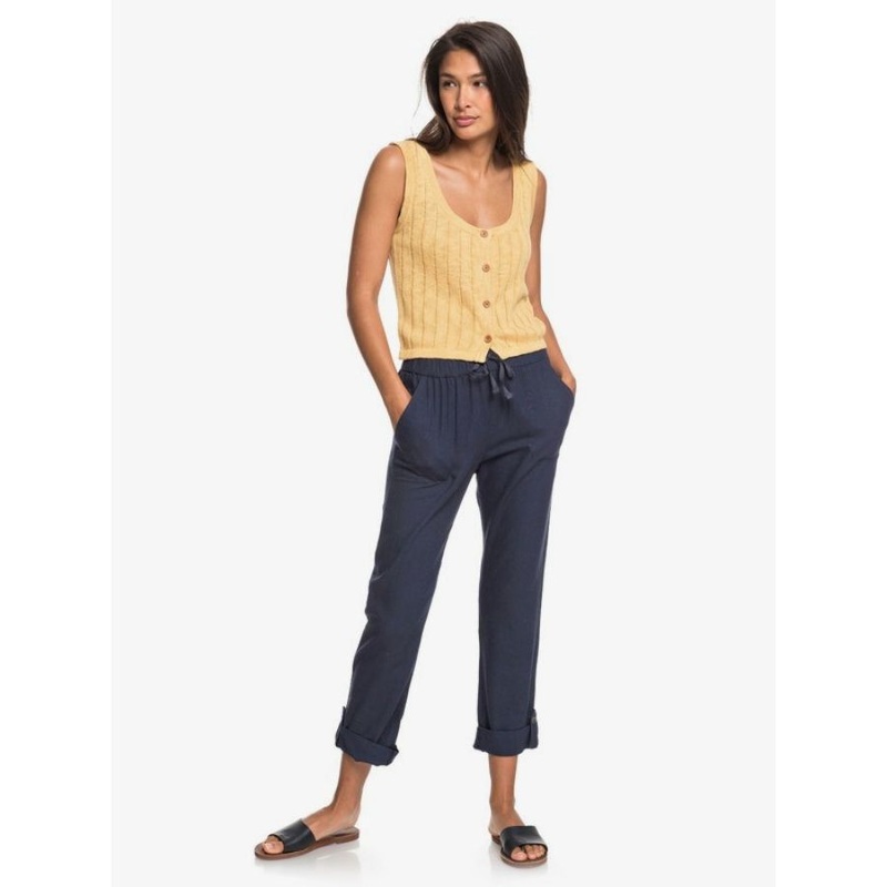 ROXY ON THE SEASHORE LINEN CARGO PANT
