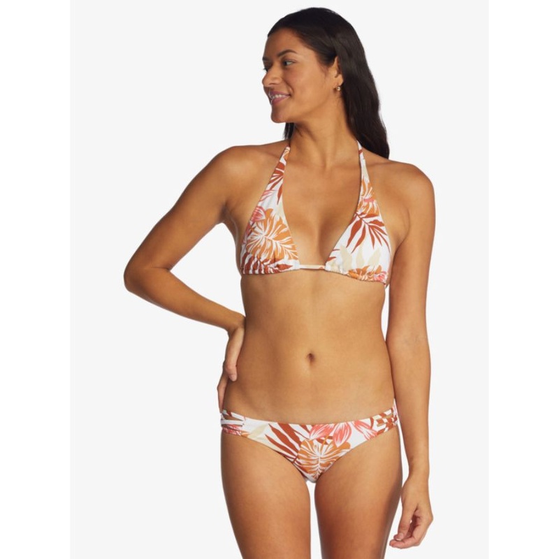 ROXY PRINTED BEACH CLASSICS BRALETTE BIKINI TOP