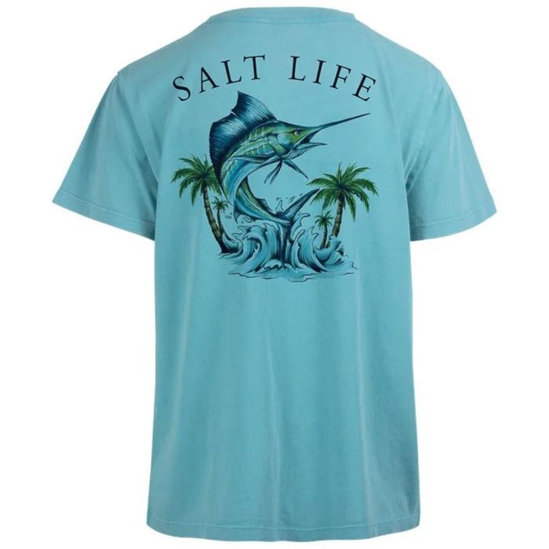 SALT LIFE SAILING PALMS TEE