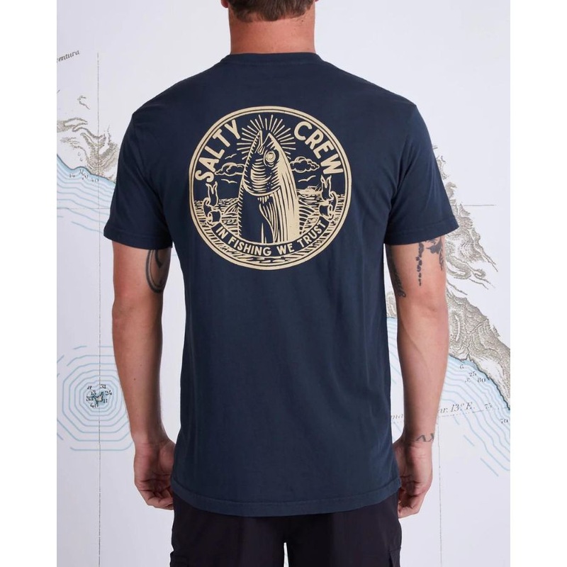 SALTY CREW IN FISHING WE TRUST PREMIUM S/S TEE