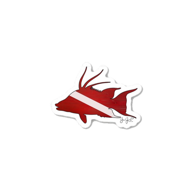 JESSIE JESSUP STICKERS DIVE HOGFISH