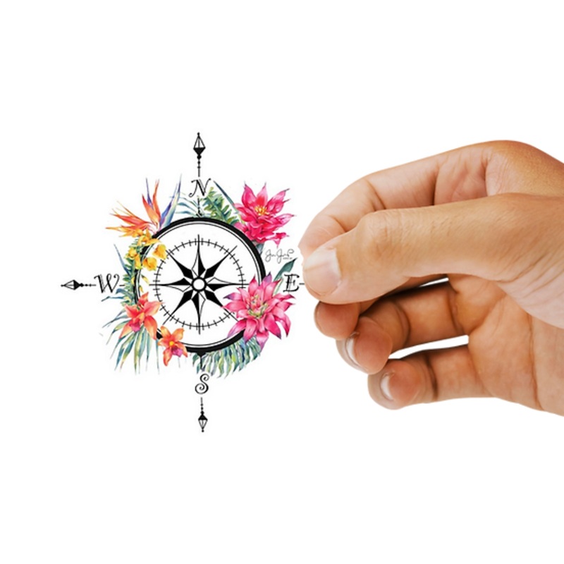 JESSIE JESSUP STICKERS ISLAND COMPASS