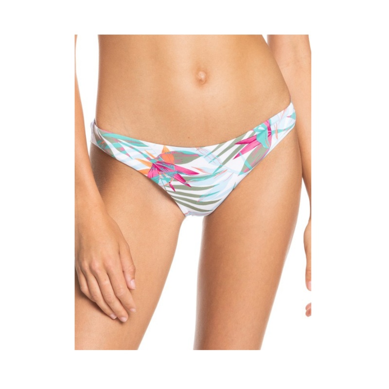 ROXY PRINTED BEACH CLASSICS CHEEKY BIKINI BOTTOMS
