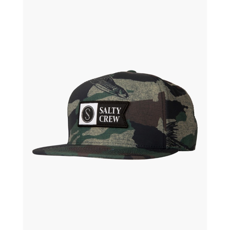 SALTY CREW ALPHA TECH 5 PANEL HAT
