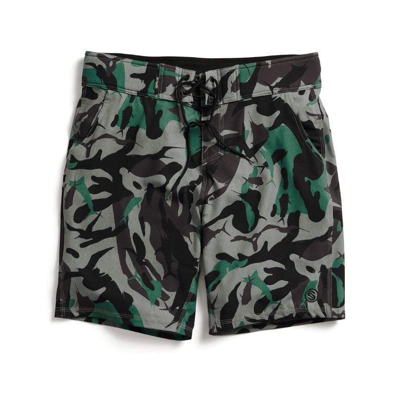 SCALES FIRST MATE BOARDSHORTS FRIGATE CAMO