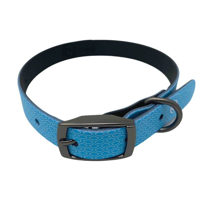 SCALES PET COLLAR SOLID