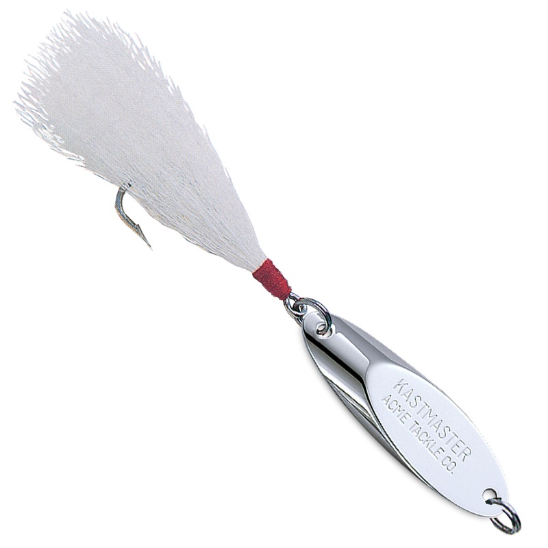 ACME KASTMASTER XL SPOON CHROME W/ BUCKTAIL