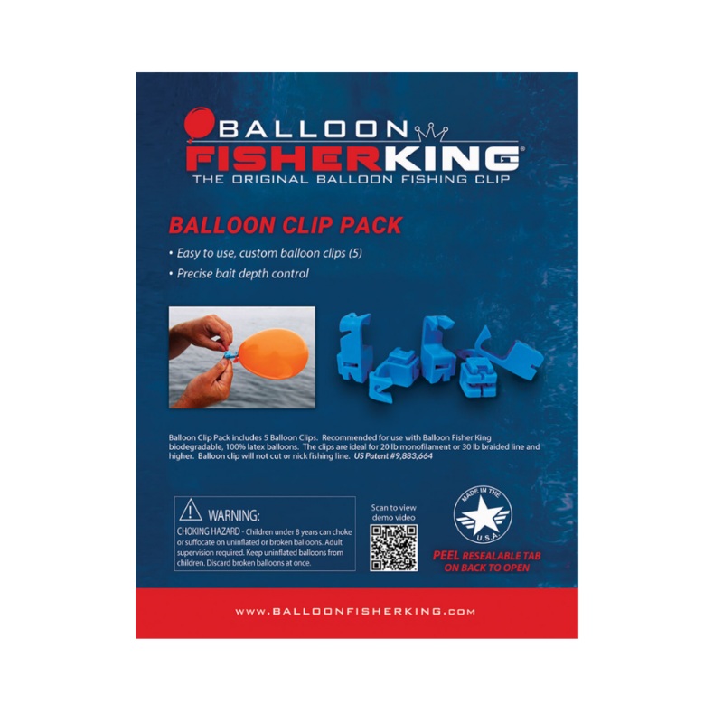FISHER KING BALLOON CLIPS 2PK