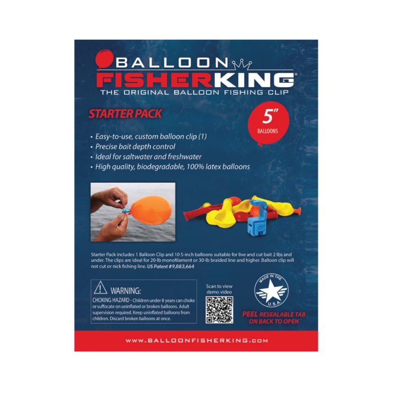 FISHER KING BALLOON STARTER PACK