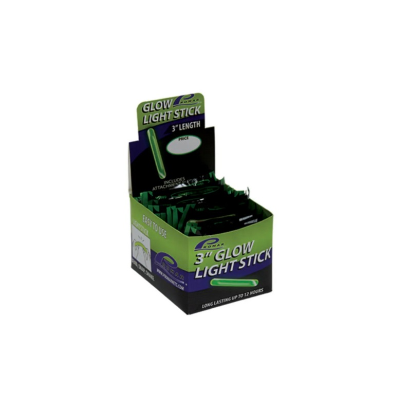 PROMAR 1.5 LIGHT GLOW STICK GREEN 3PK
