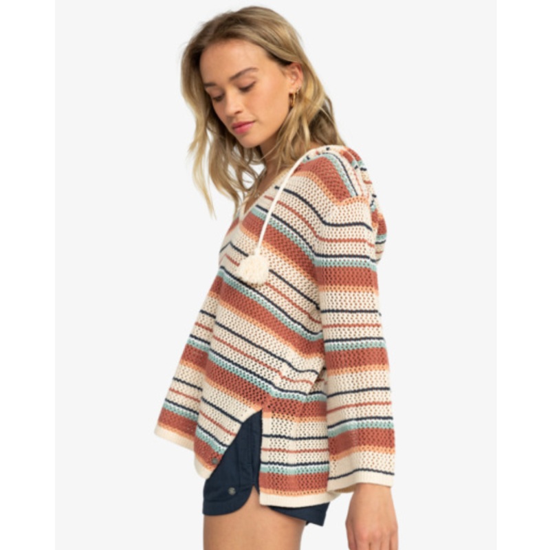 ROXY DROP A WAVE PONCHO HOODIE