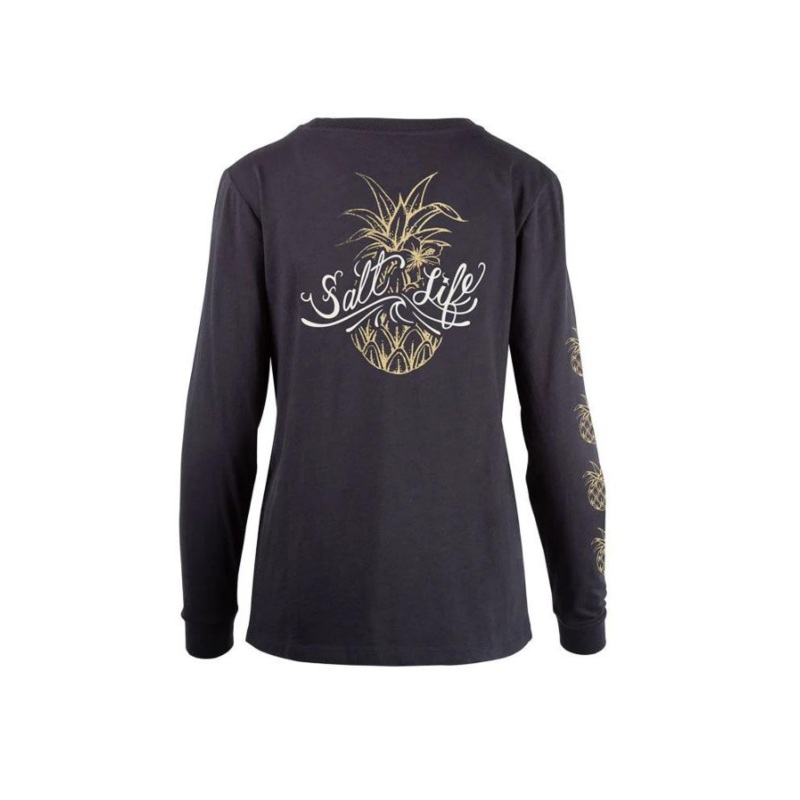 SALT LIFE SIGNATURE PINEAPPLE L/S TEE