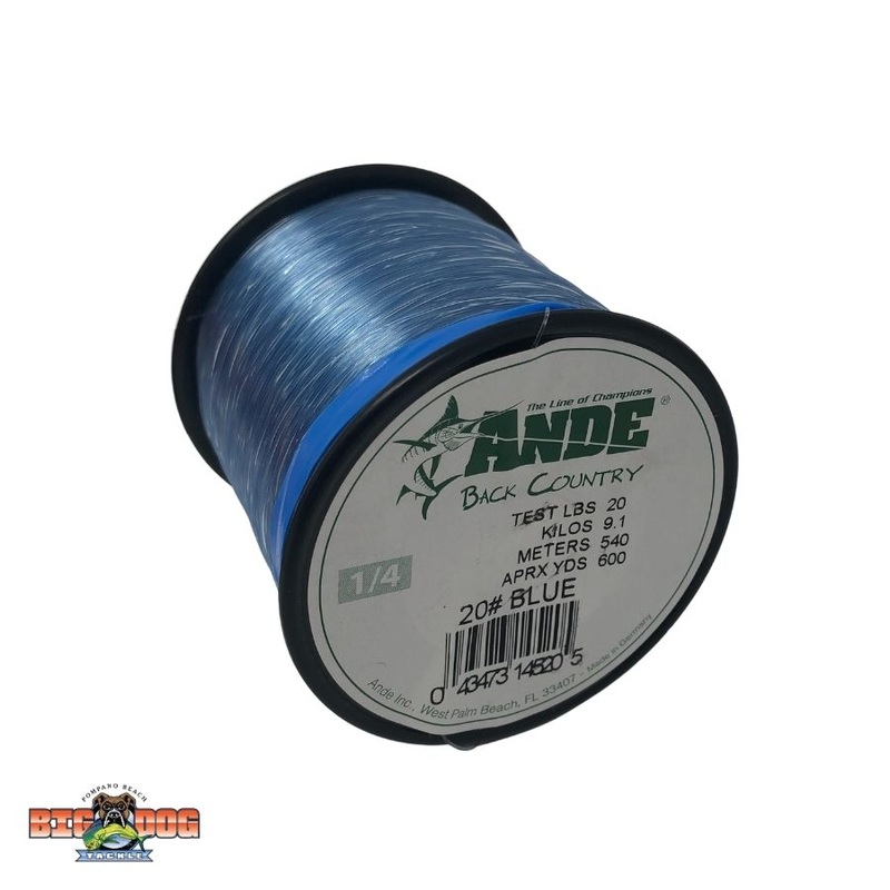 ANDE BACK COUNTRY MONO LINE 1/4LB SPOOL