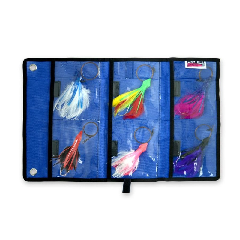 C&H LURES 6 POCKET LURE BAG WITH LURES