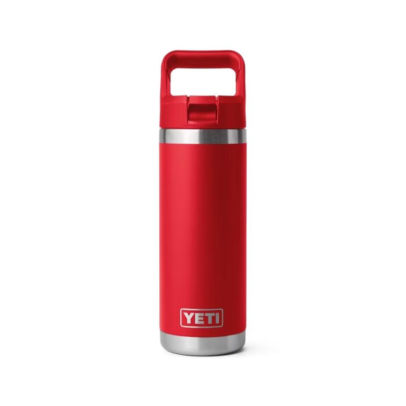 YETI RAMBLER 18 oz WITH STRAW LID