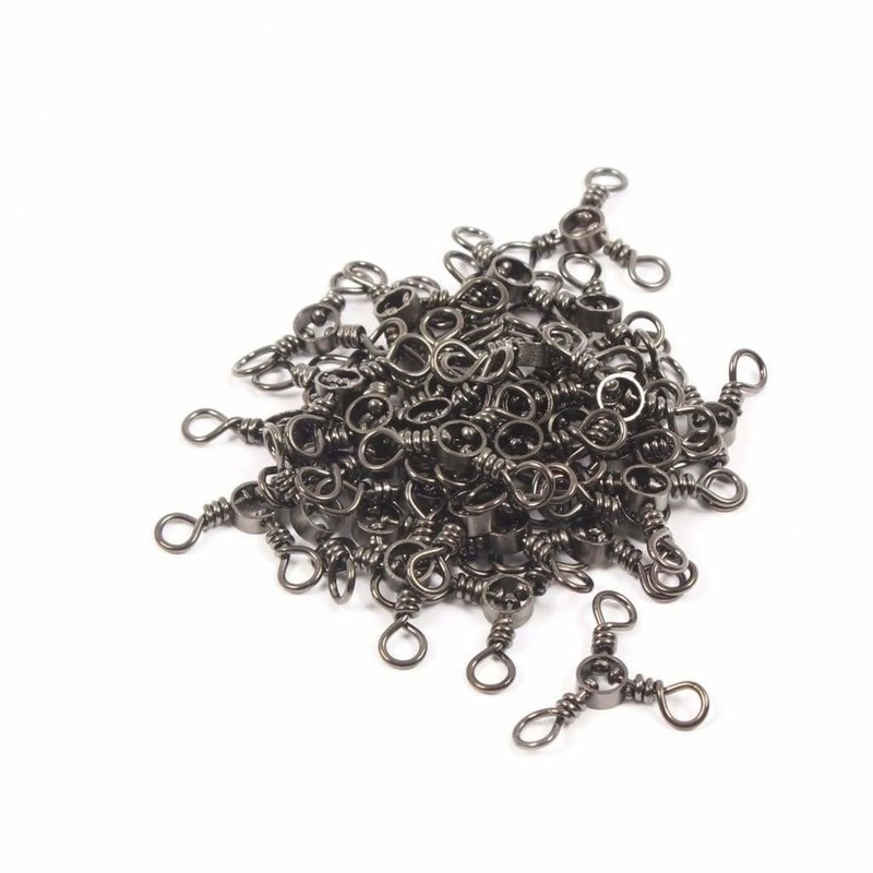 3 Way Black Swivels