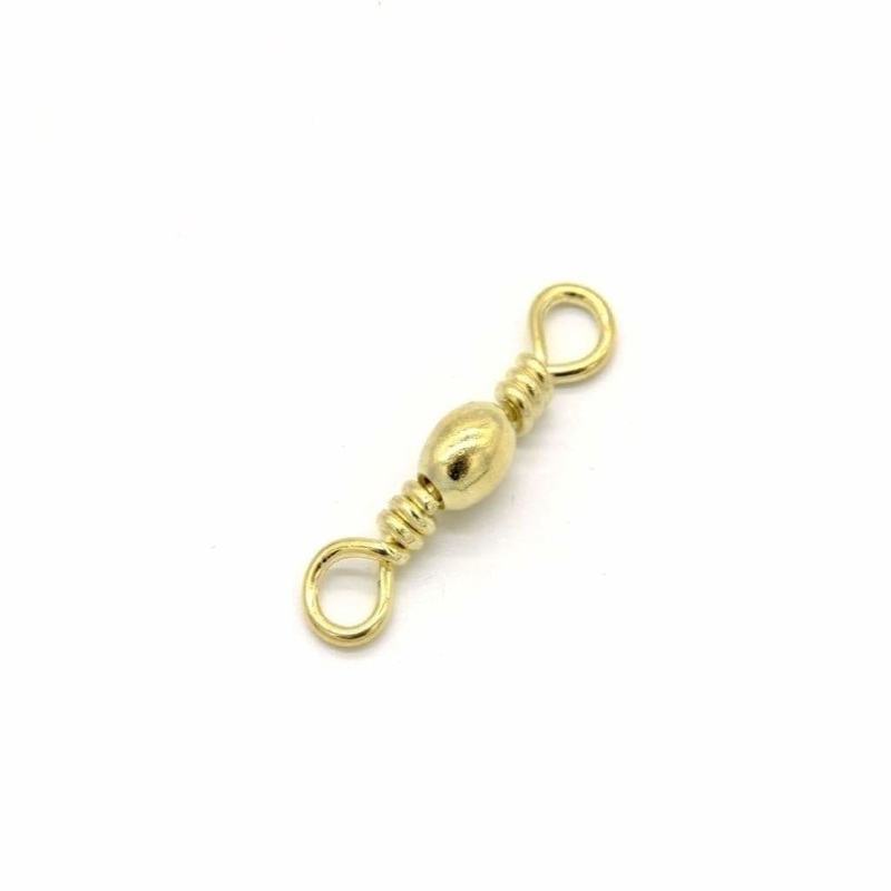Brass Barrel Polished Swivel