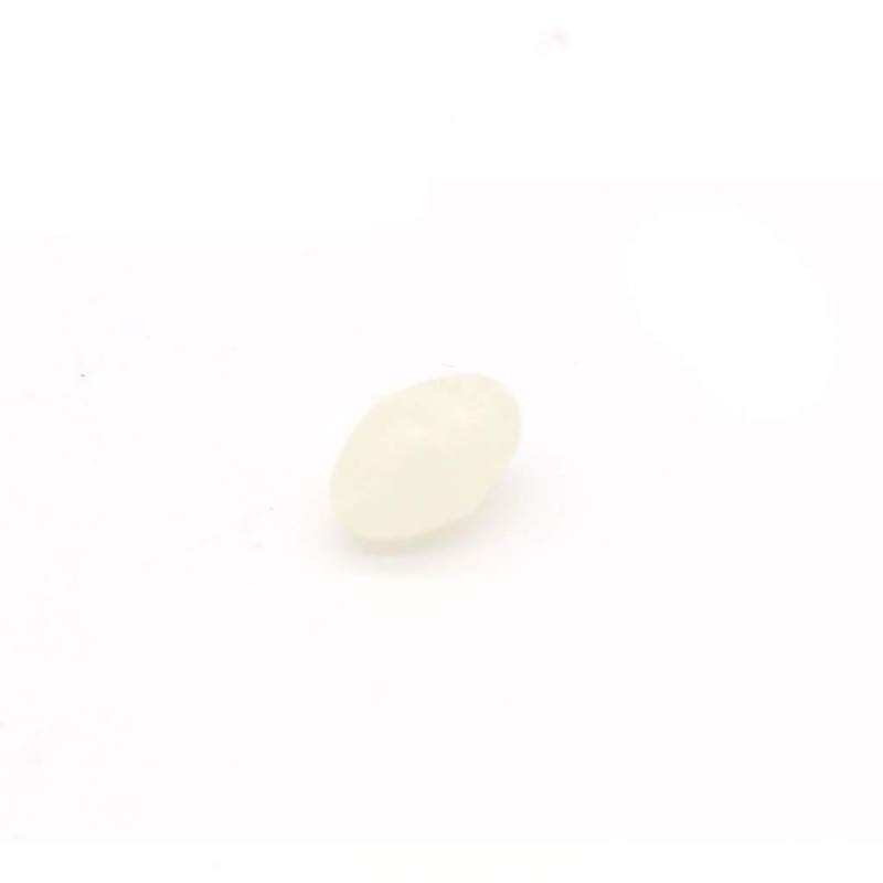 Soft Luminous Beads White Oval