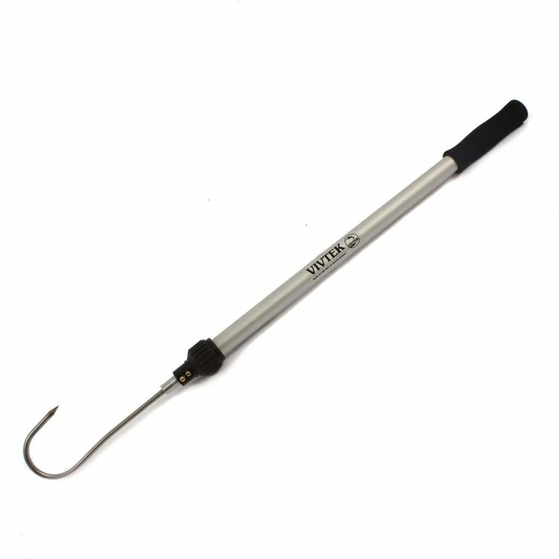 Gaff Hook + Pole Alum Telescopic Belt Clip