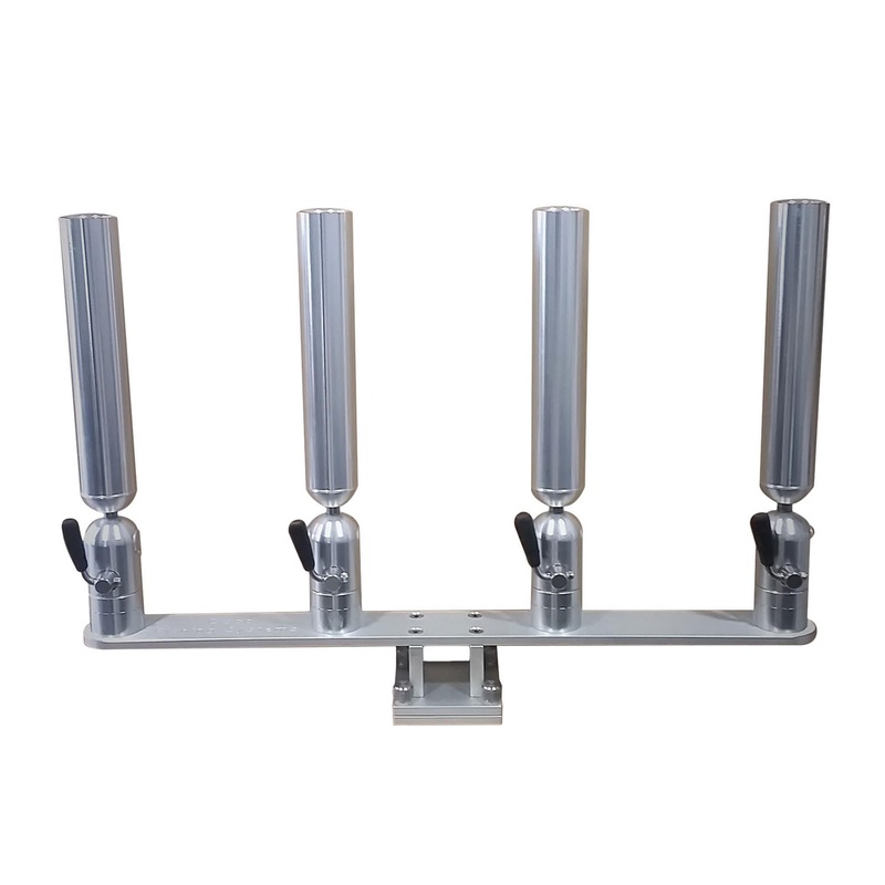 Cisco Quad Tube Rod Holder on Thumbscrew Mount