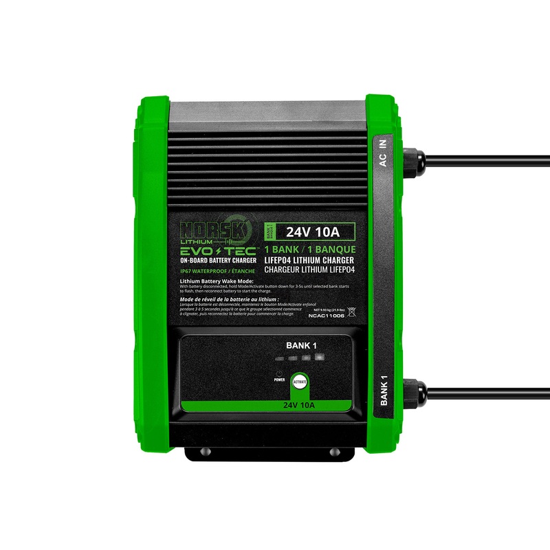 Norsk Single Bank Marine 24V 10A A/C Battery Charger