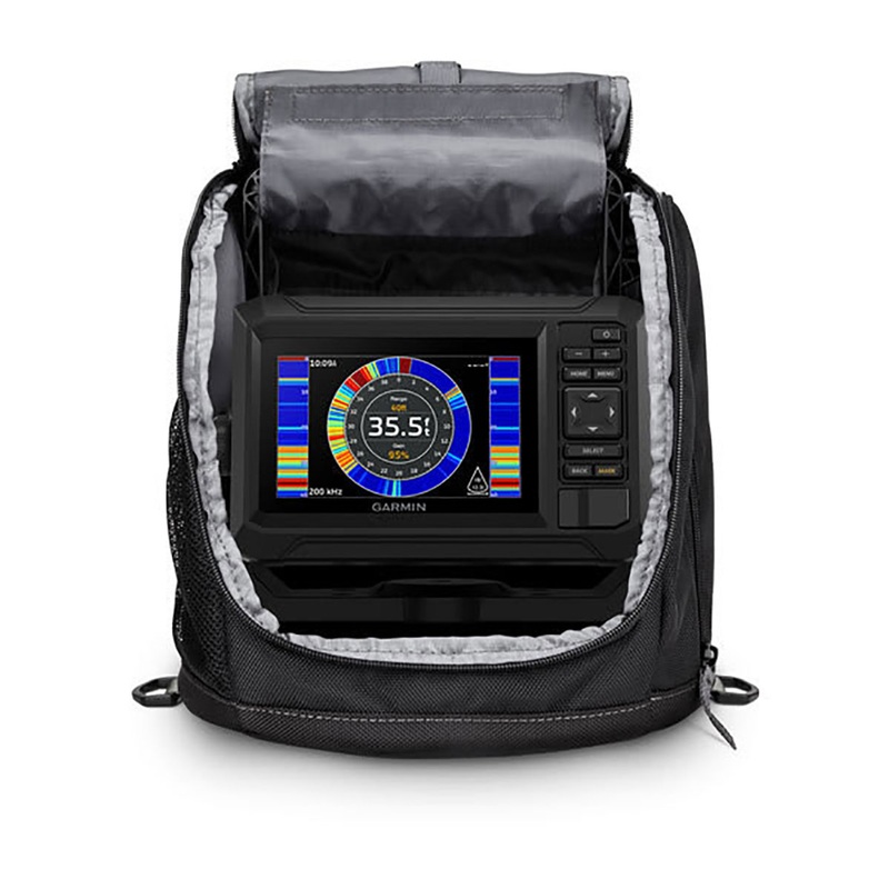 Garmin ECHOMAP UHD2 53cv Ice Fishing Bundle for US
