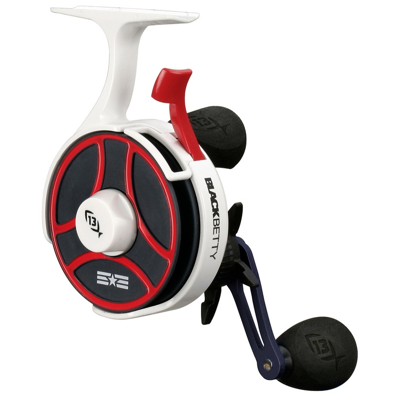 13 Fishing Black Betty FreeFall Ghost Maverick Inline Ice Reel