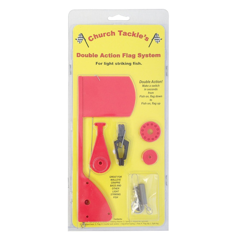 Church Tackle Double Action Planer Board Flag System