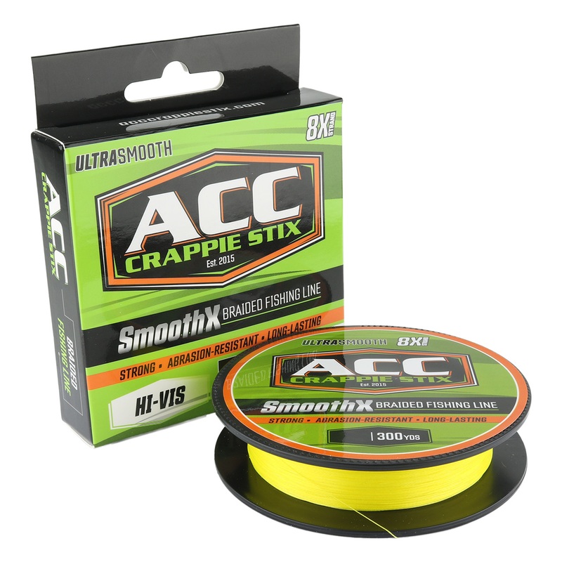 ACC Crappie Stix SmoothX Braided Fishing Line
