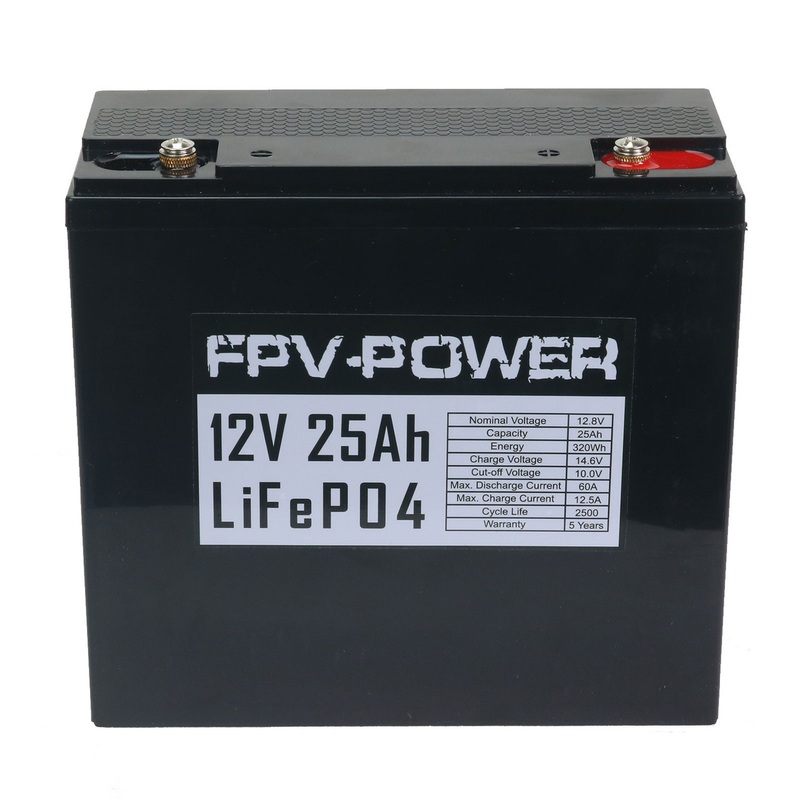 FPV-Power – 12 Volt LiFePO4 Lithium Batteries