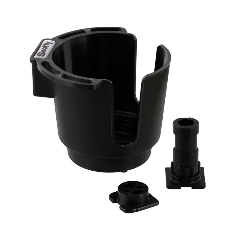 Scotty Cup Holder with Rod Holder Post and Bulkhead – Gunnel Mount