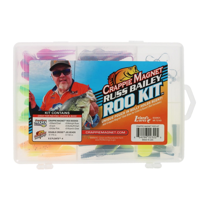 Leland’s Lures Crappie Magnet Russ Bailey Roo Kit
